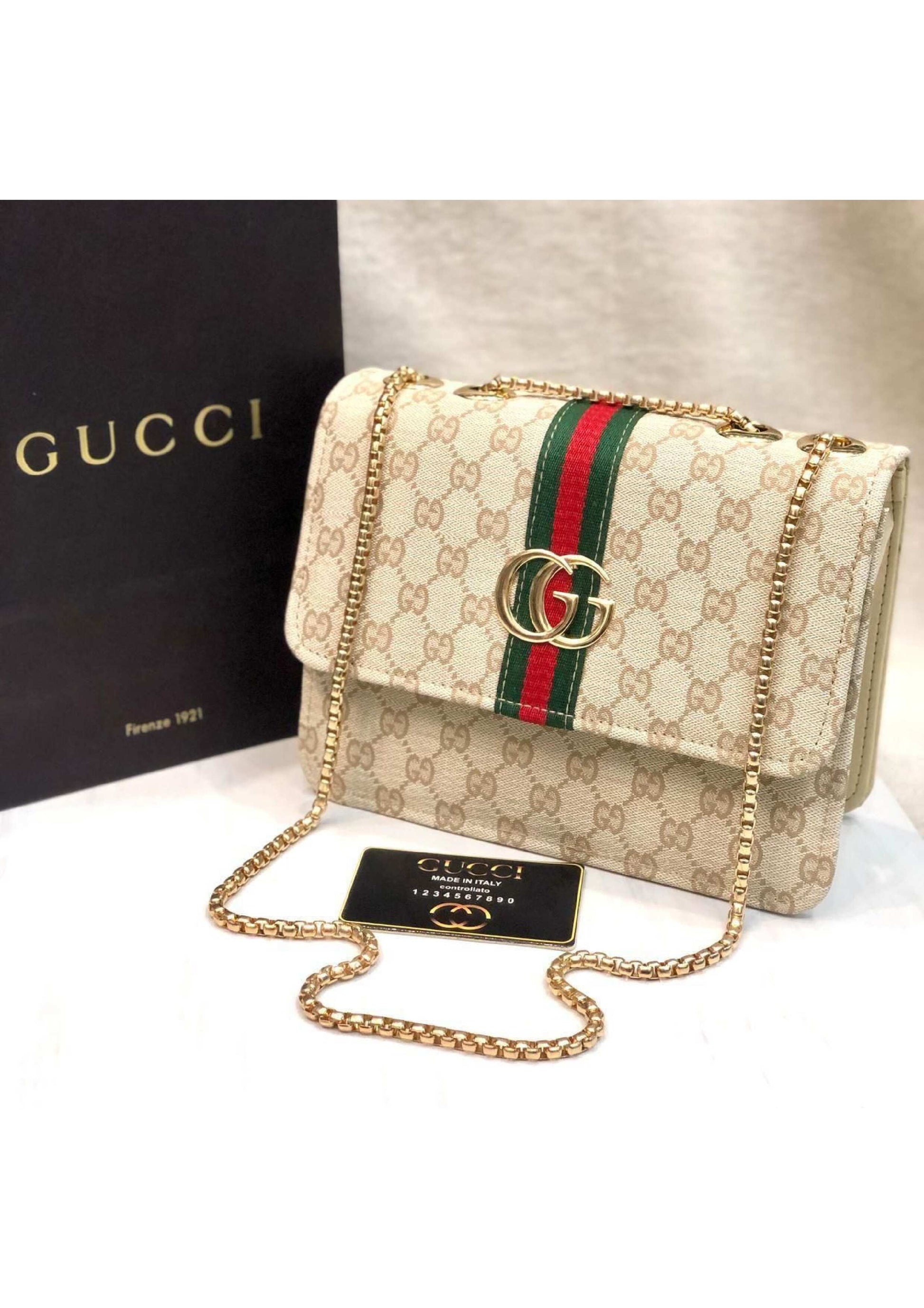 GUCCI CREAM MASTER  PIECE CROSS BODY BAG