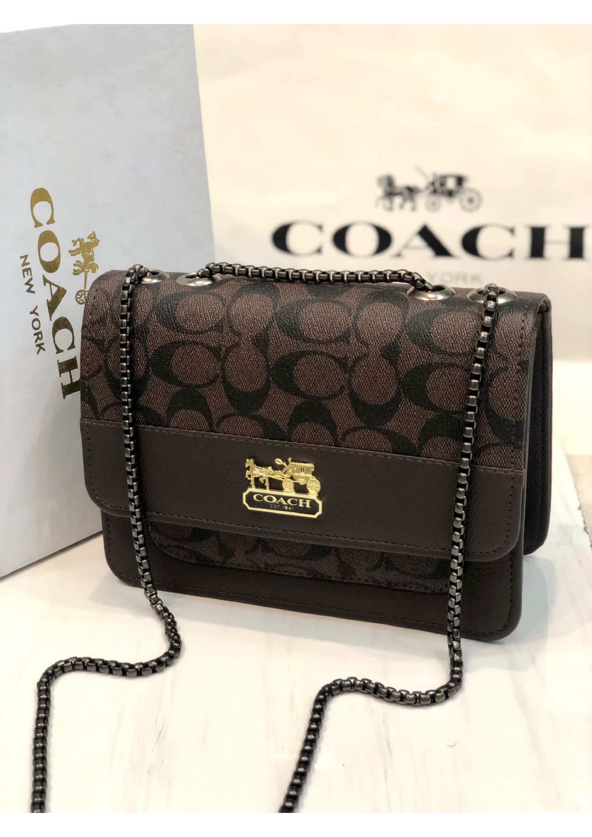 COACH BROWNY MASTER  PIECE CROSS BODY BAG