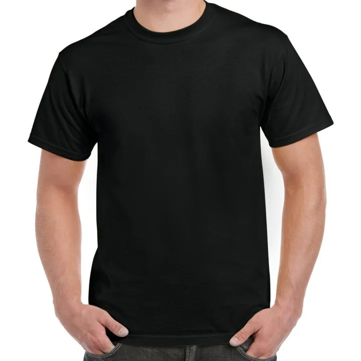 Black Round Neck Tees