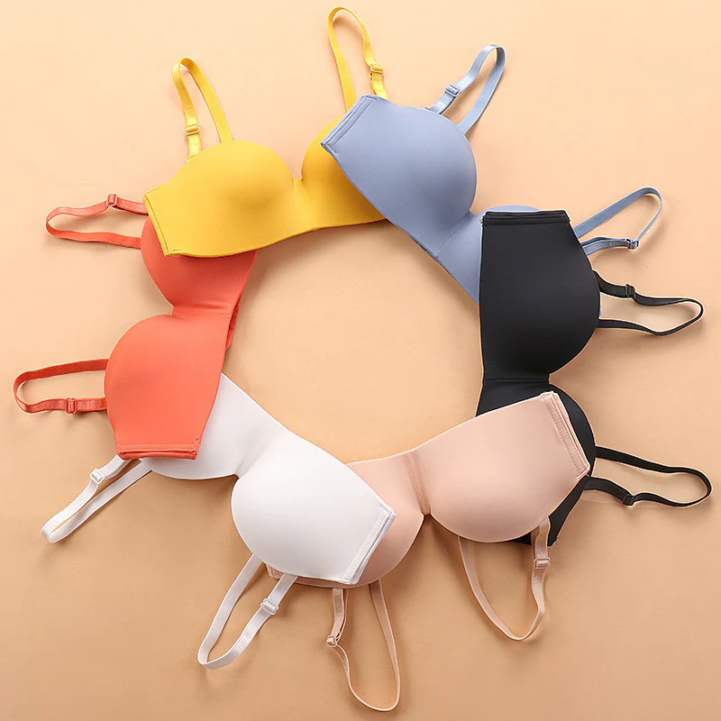 Smooth Half Cup Non Wired Pushup Bra