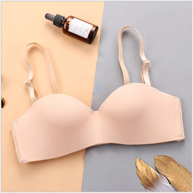 Smooth Half Cup Non Wired Pushup Bra