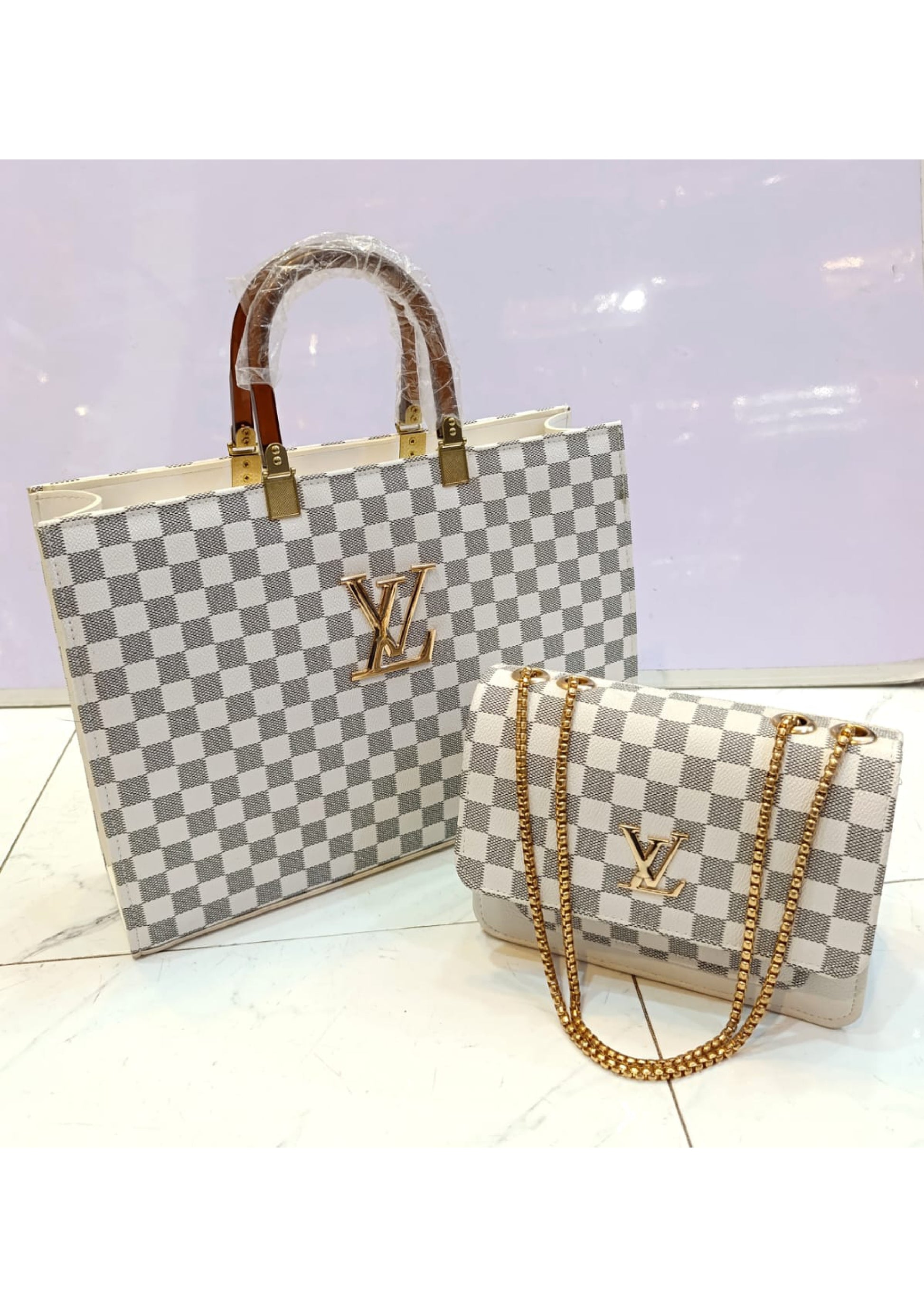 LV LADIE'S BAG 2 PIECES SET