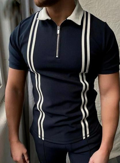 Men Zipper Polo SN-013