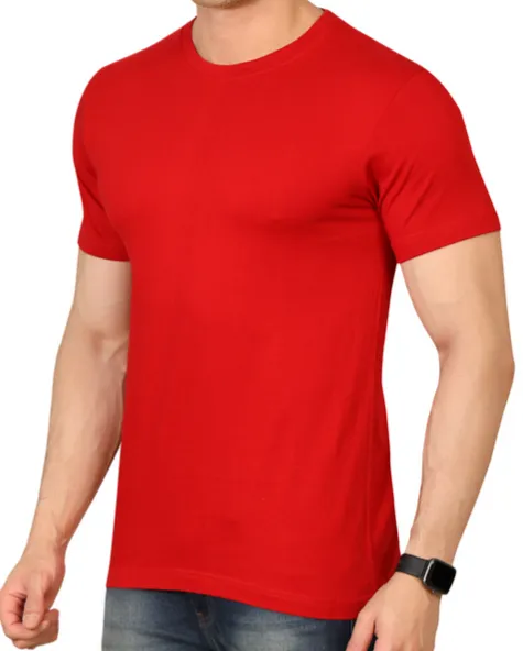 Red Round Neck Tees