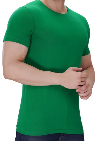 Green Round Neck Tees