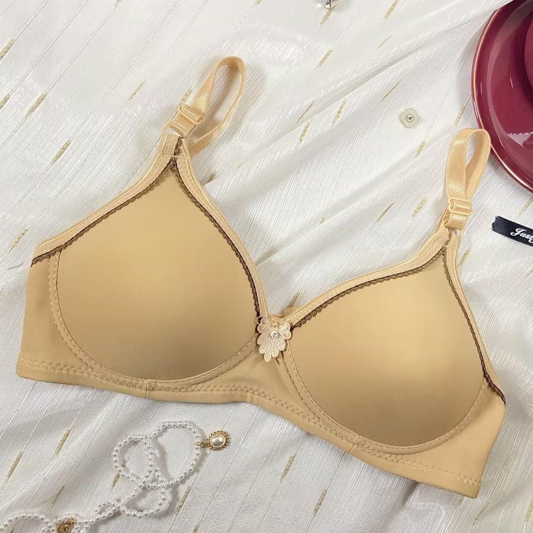 Single Padded Flower Design Lining Bra