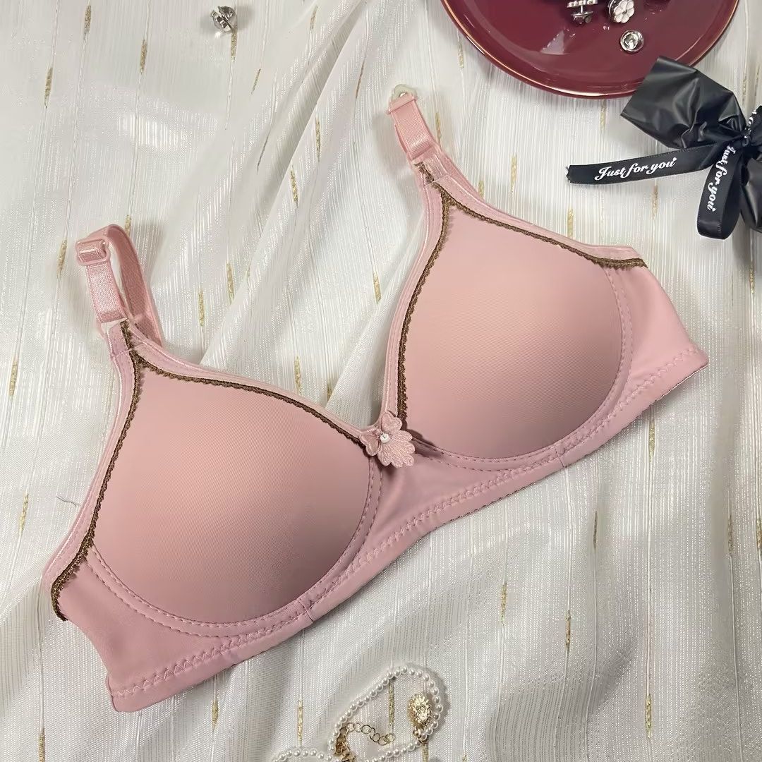 Single Padded Flower Design Lining Bra