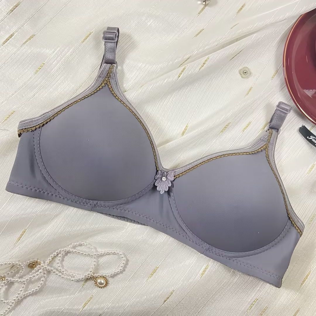 Single Padded Flower Design Lining Bra