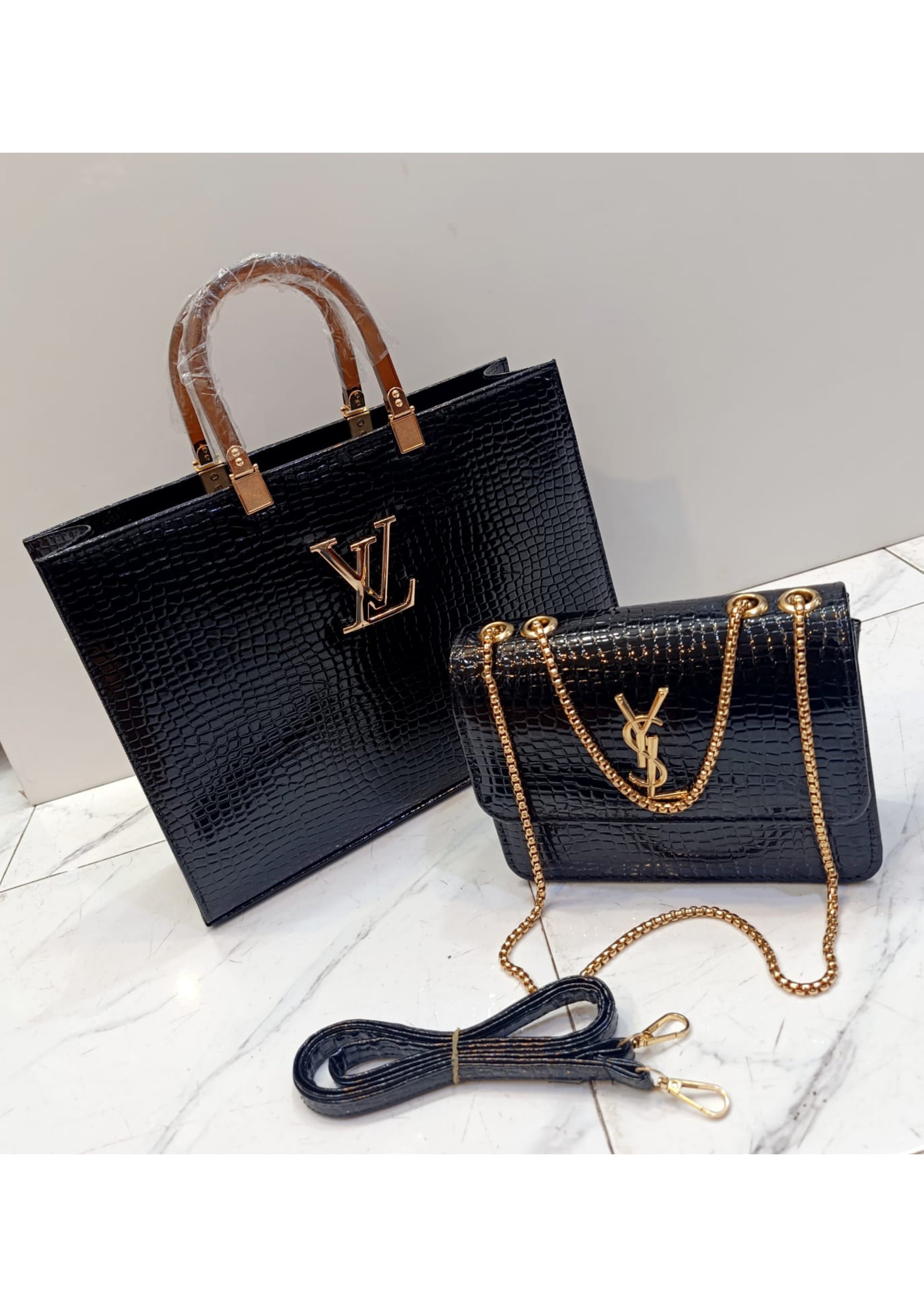 LV LADIES BAG 2 PIECES SET,