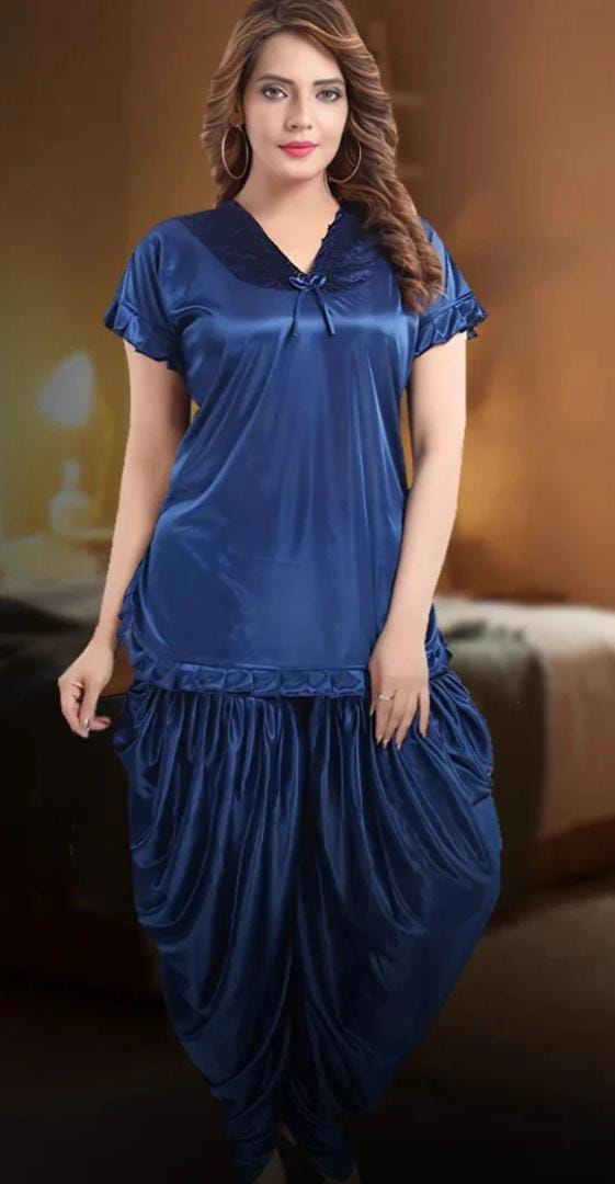 Patiala 2 Piece Nighty Comfortable Relaible
