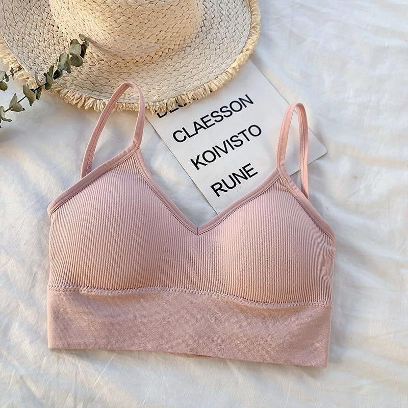 Cross Back Wire Free Bralette