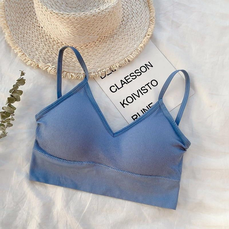 Cross Back Wire Free Bralette