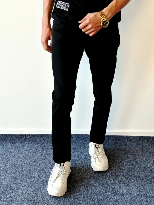 Men Denim Black Jeans