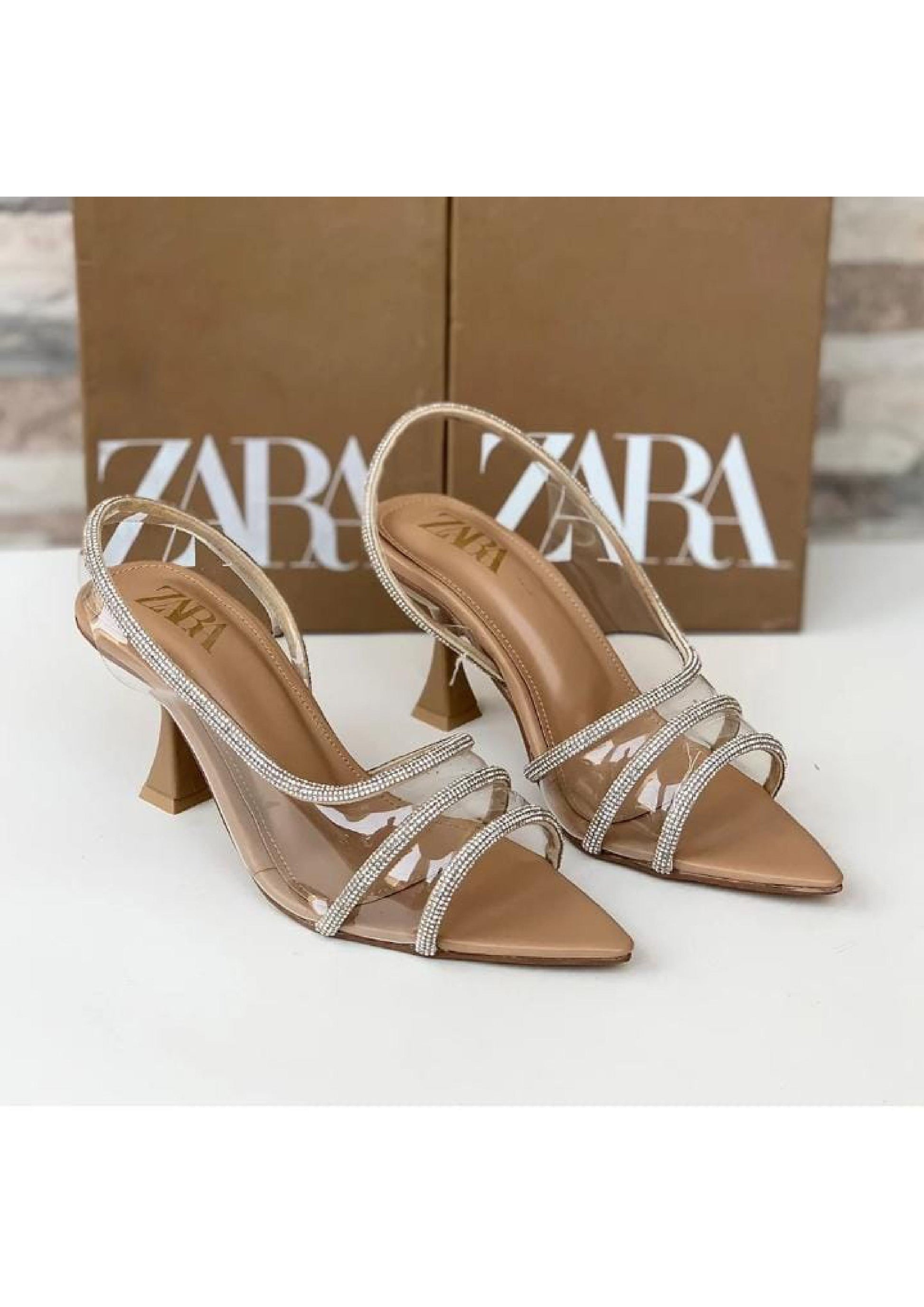 ZARA BEIGE HEELS