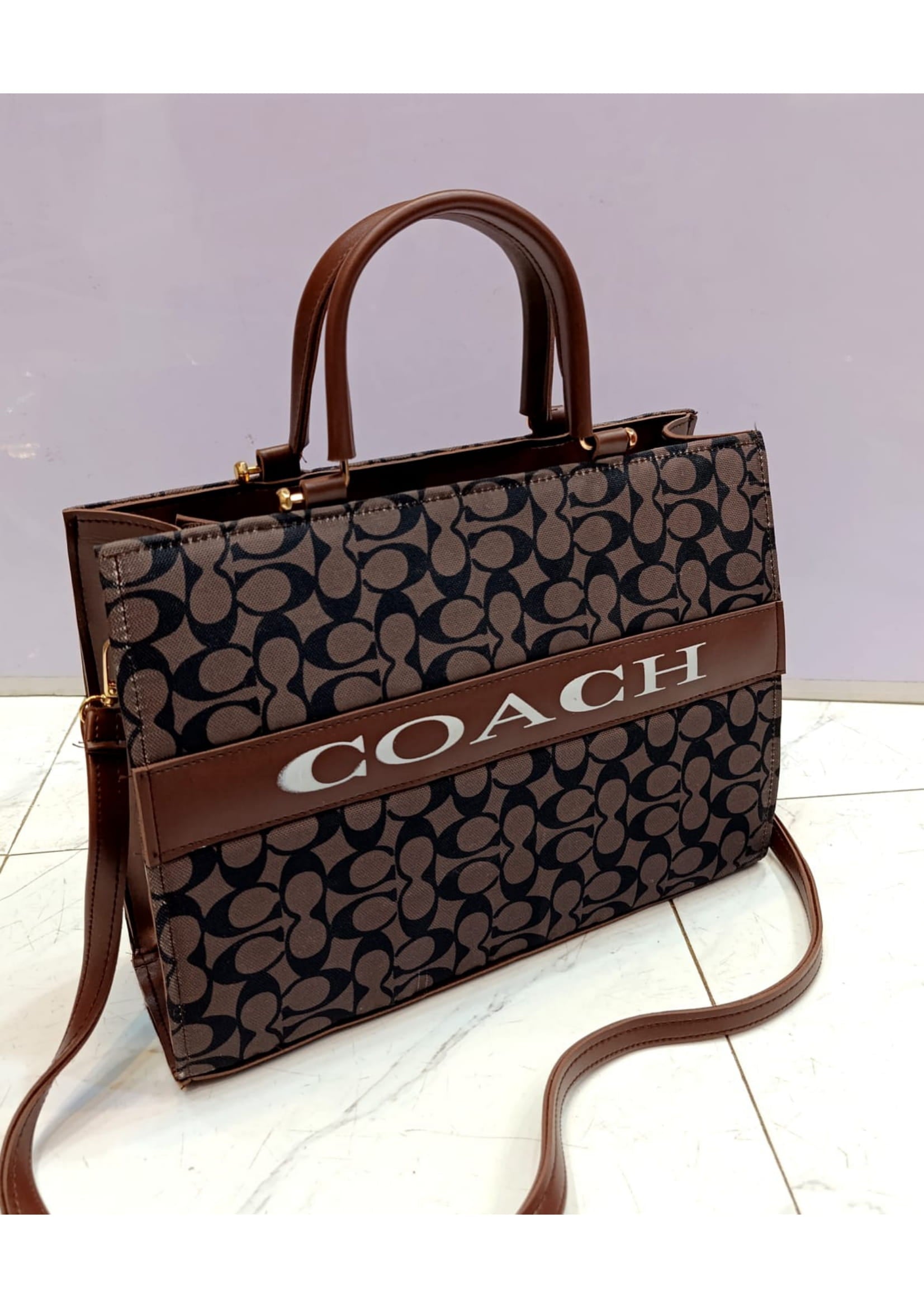 Master Piece COACH BROWN BAG