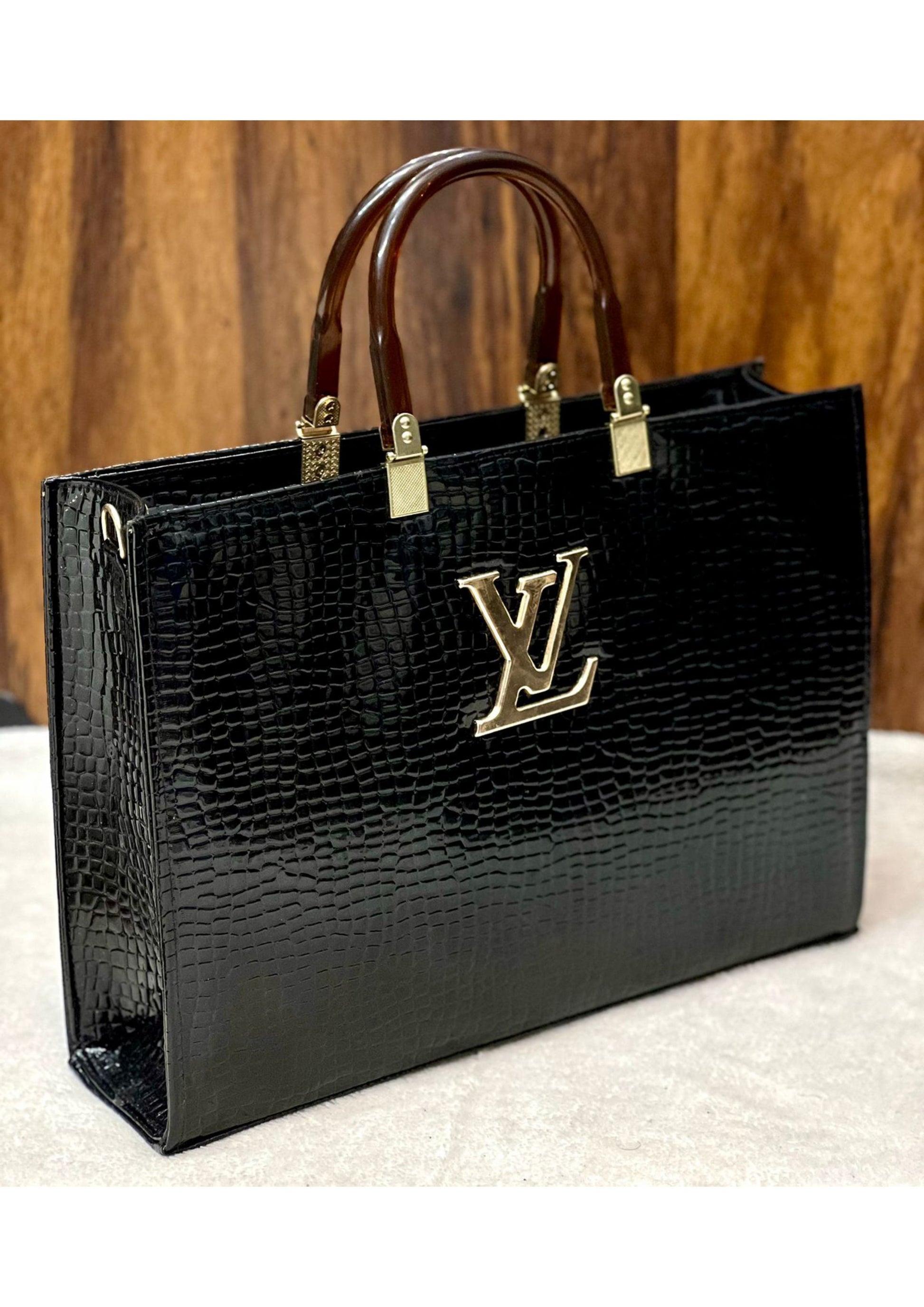 Louis Vuitton Black Tote Bag