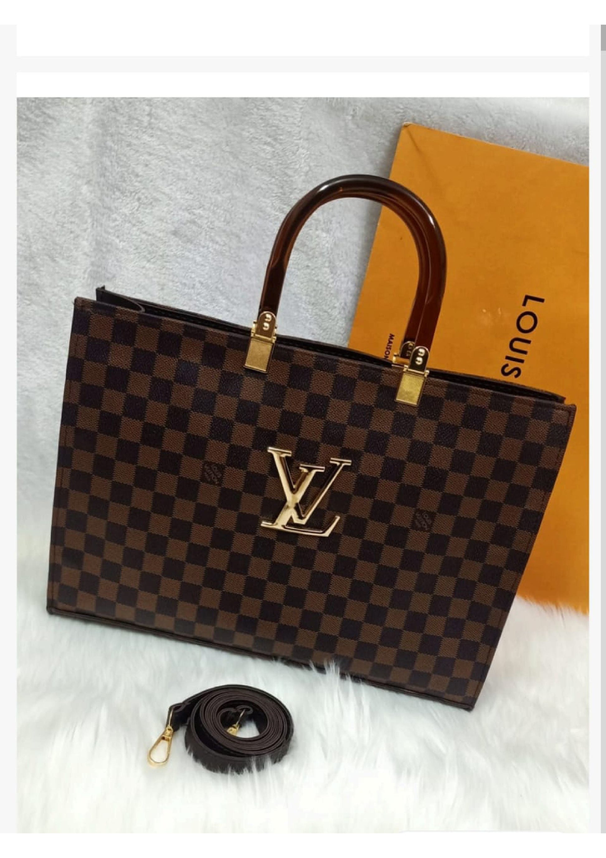 Louis Vuitton CHECKERED TOTE BAG