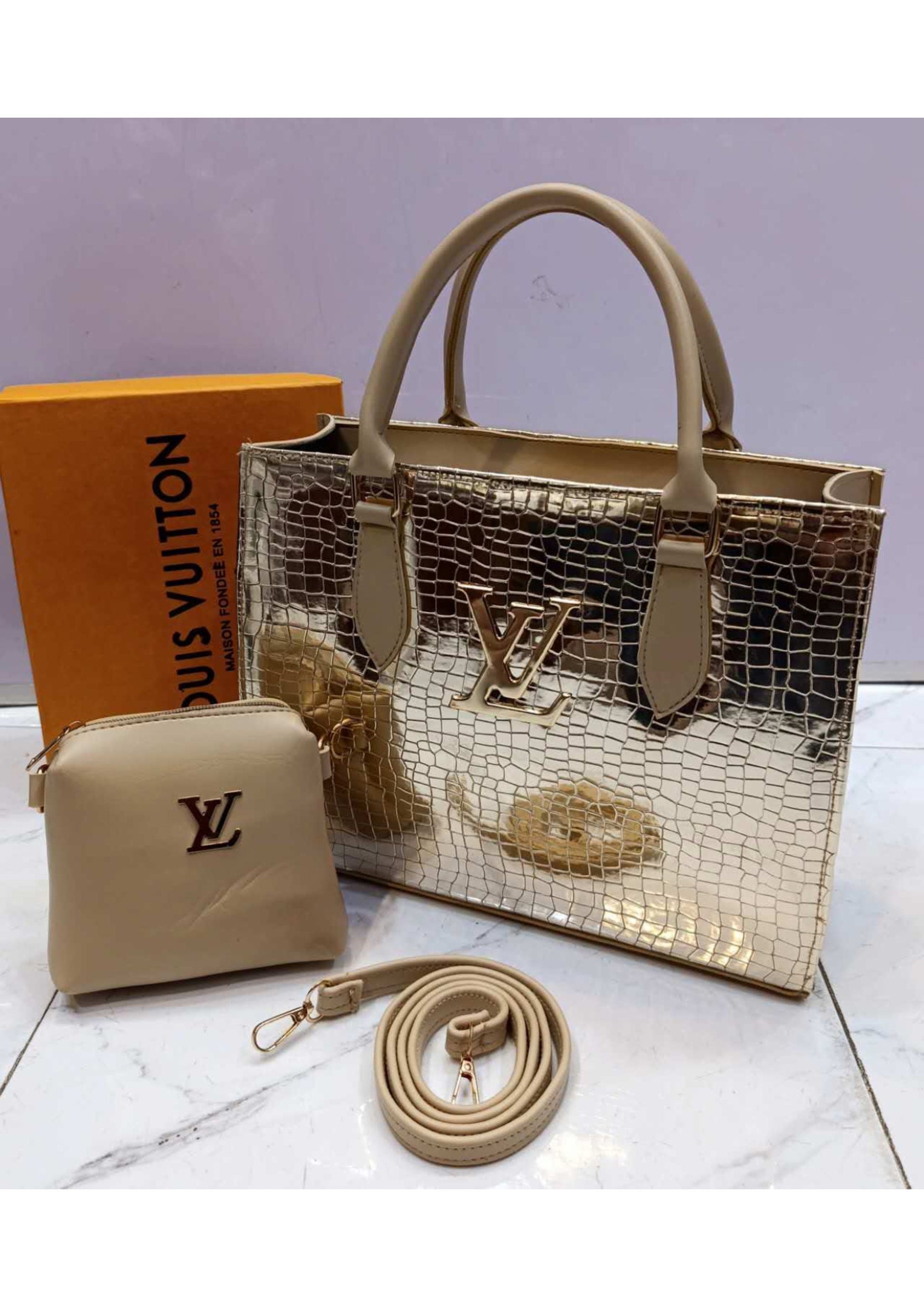 Louis Vuitton Gold Tote Bag