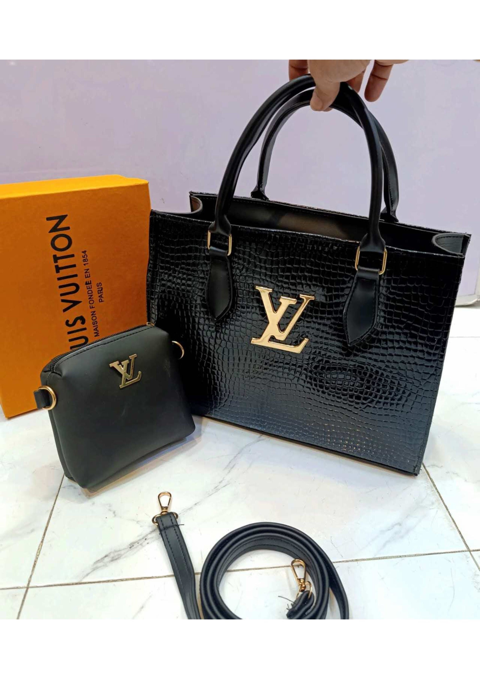 Louis Vuitton Black Tote Bag